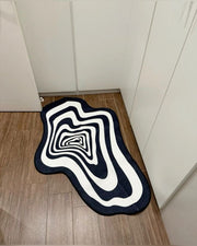 Nordic White & Black Rug