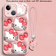 Hello Kitty Premium Glass Phone Case