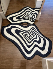 Nordic White & Black Rug